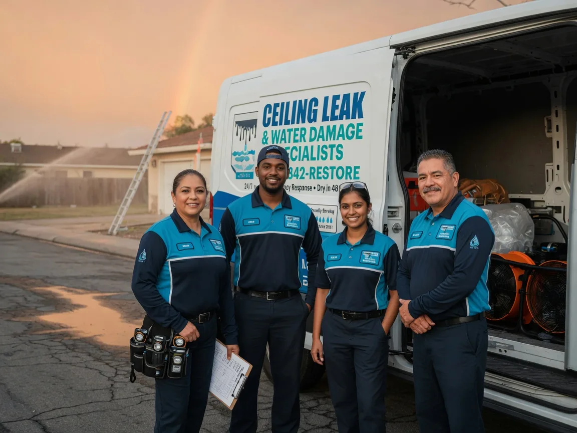 Ceiling Leak Cleanup company in Sanford, MI