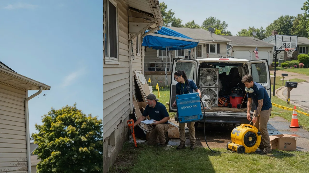 Ceiling Leak Cleanup in Sanford, MI near me